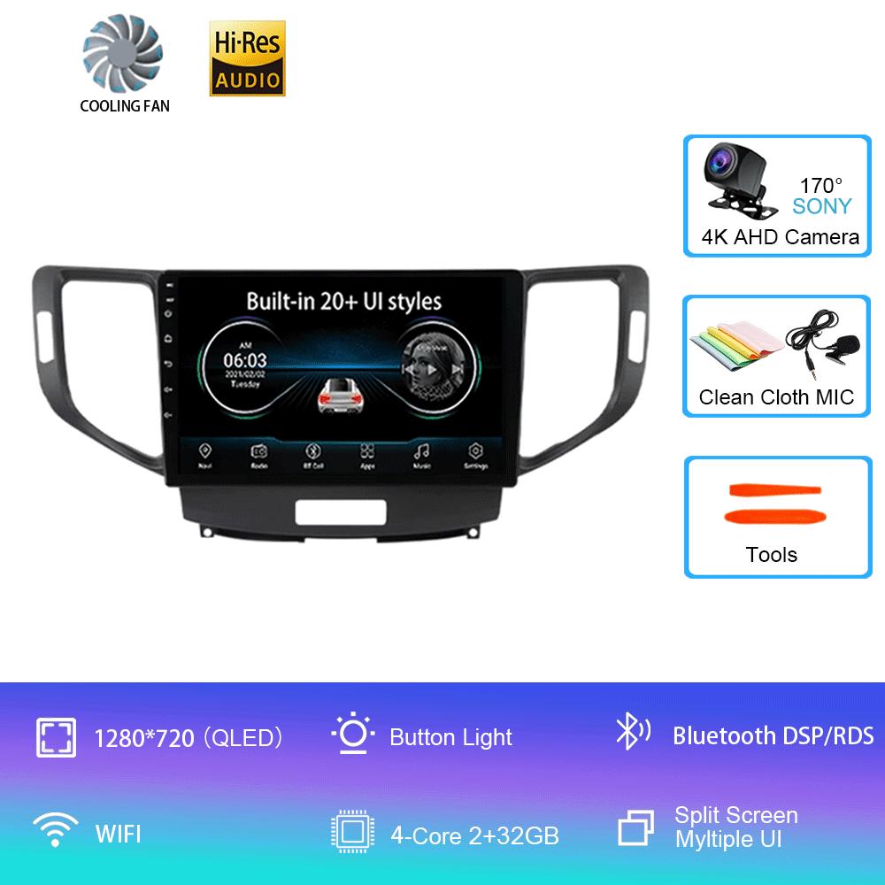 

Для Honda Accord 8 Spirior 2009-2012 2013 стерео автомобильное радио Android 14 Auto Carplay навигация GPS мультимедиа видеоплеер BT5.0 CHINA