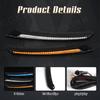 DRL For Honda Civic      LED Headlight Eyebrow Daytime Running Light Dynamic Turn Signal Lamps 3 Colors 12V