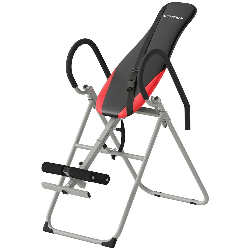 Inversion Bench, Foldable Inversion Table with Adjustable Ankle Lock, Safety Belt, Non-Slip