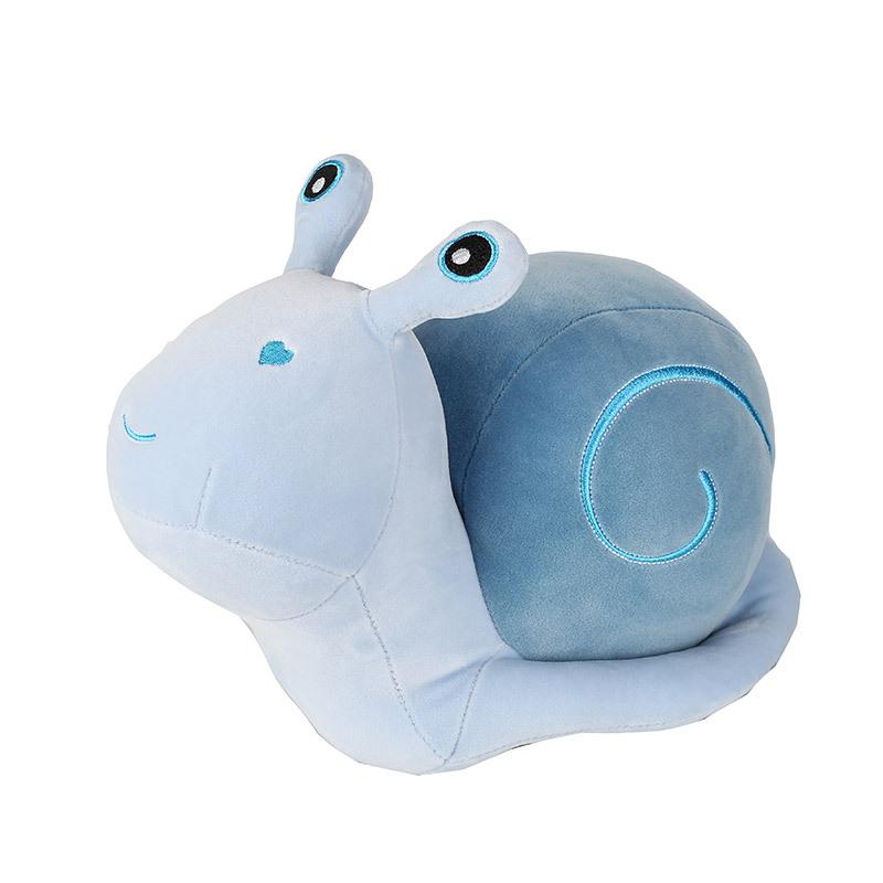 

Plush Cartoon Snail Toy Reptile Doll Stuffed Pillow Animal Kids Gift Birthday 20cm синій
