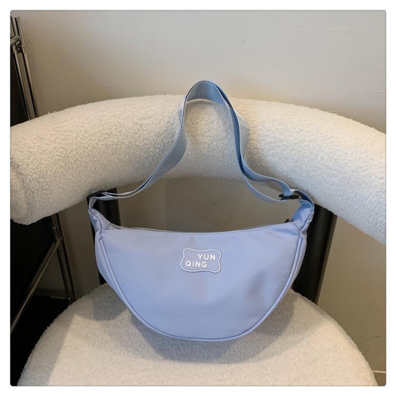 

Autumn new shoulder bag nylon simple dumpling bag Harajuku girl versatile messenger bag one size fits all