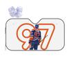 Connor McDavid 97 For Edmonton Oilers Fans Sunshade Windscreen Car Front Windshield Window Sun Visor Accessories Covers