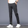 Light Business Thin Striped Plaid Pants Men's Summer Ice Silk Pants Korean Youth Versatile Slim Fit Urban Casual Men's Pants