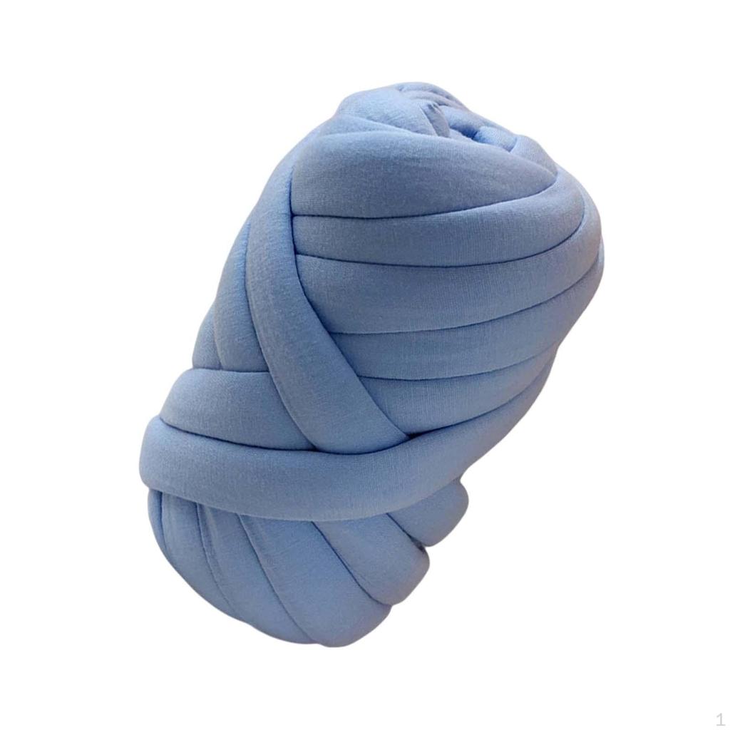 Arm Knitting Yarn for Chunky Braided Knot Throw Blanket DIY, Soft Washable Tube Bulky Giant