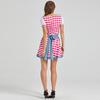 2025 Euro-American Beer Fest Women's Lace Maid Dress Set, Color Block, Plus Size Skirt