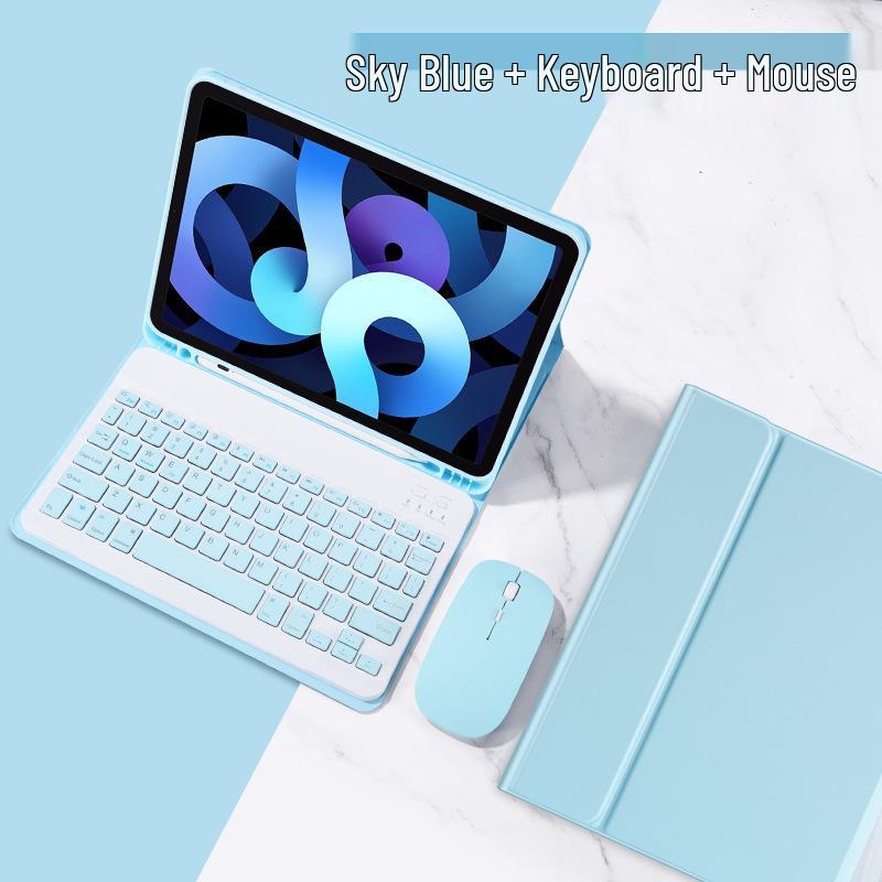 iPad 10.2/Pro 11 Keyboard Case, Air 4 Silicone & Leather Cases. Suitable for 9.7 inch Air and Air 4.