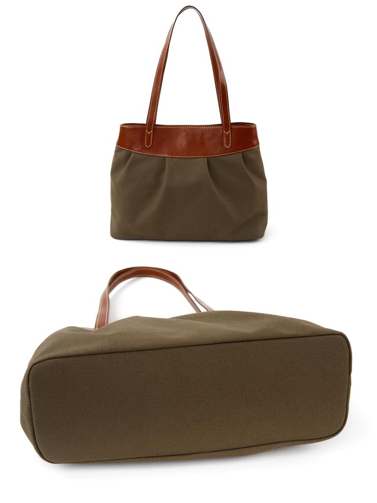 Tote Bag Genuine Leather Khaki [Albero] Women's AL-1901-50