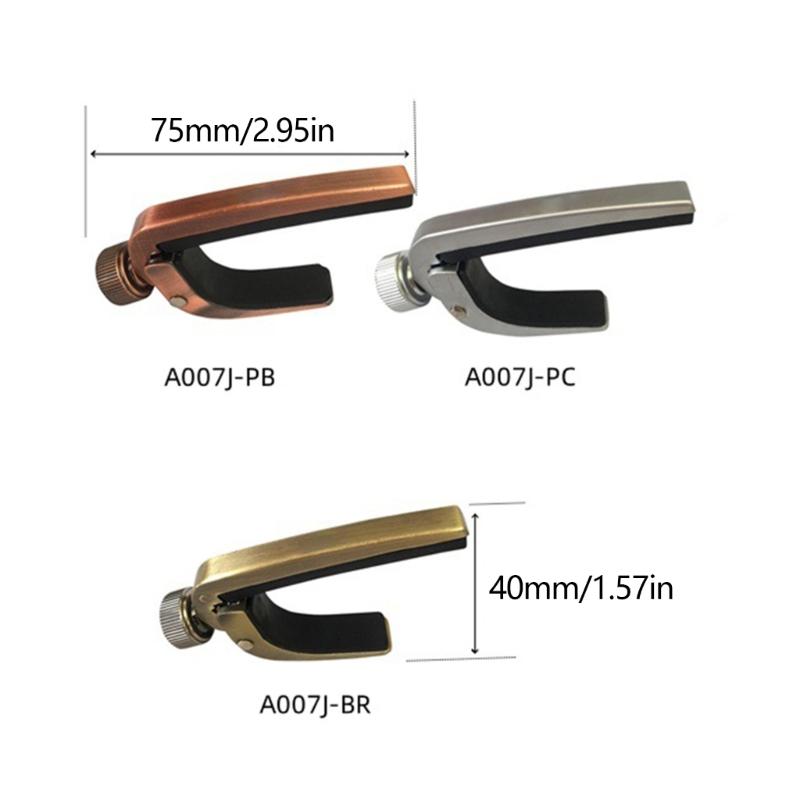 Adjustable Guitar Capo With Strong Clamping Force and Multicolor Option Designs For Musicians Stable And Clear Sound