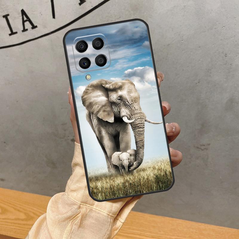 

Elephant Baby Nature For Samsung Galaxy M06 M16 M13 M14 M33 M12 M32 M52 M31 M55 M15 M11 M21 M35 M53 M34 M54 Case For Samsung M16