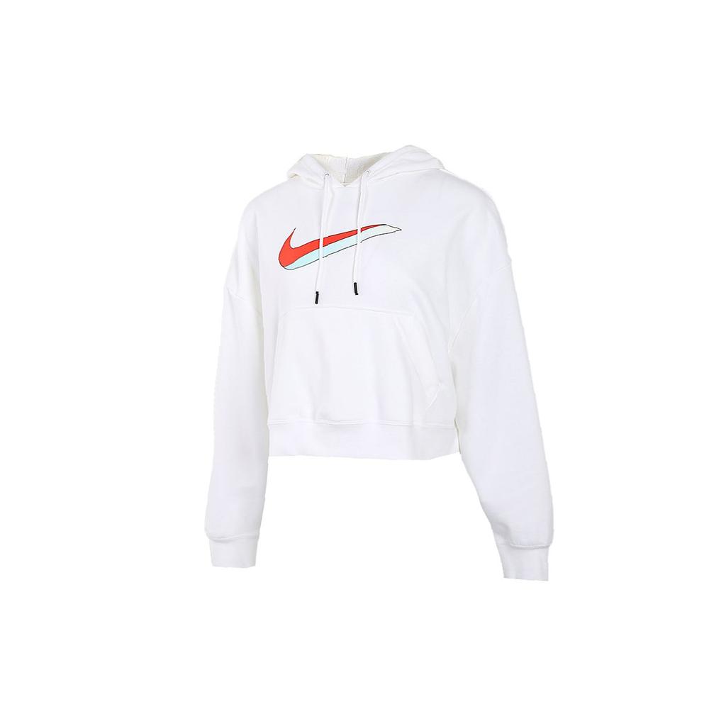 Nike Icon Clash Fleece Hoodie Women Tops White CU5109-100