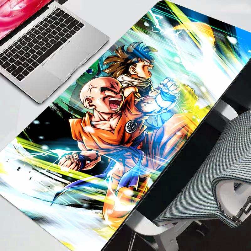 Large Mouse pad Dragon Ball DBZ pc speed For esports players x Laptop Computer Keyboard desk Mat Big mousepad 800x300x2mm