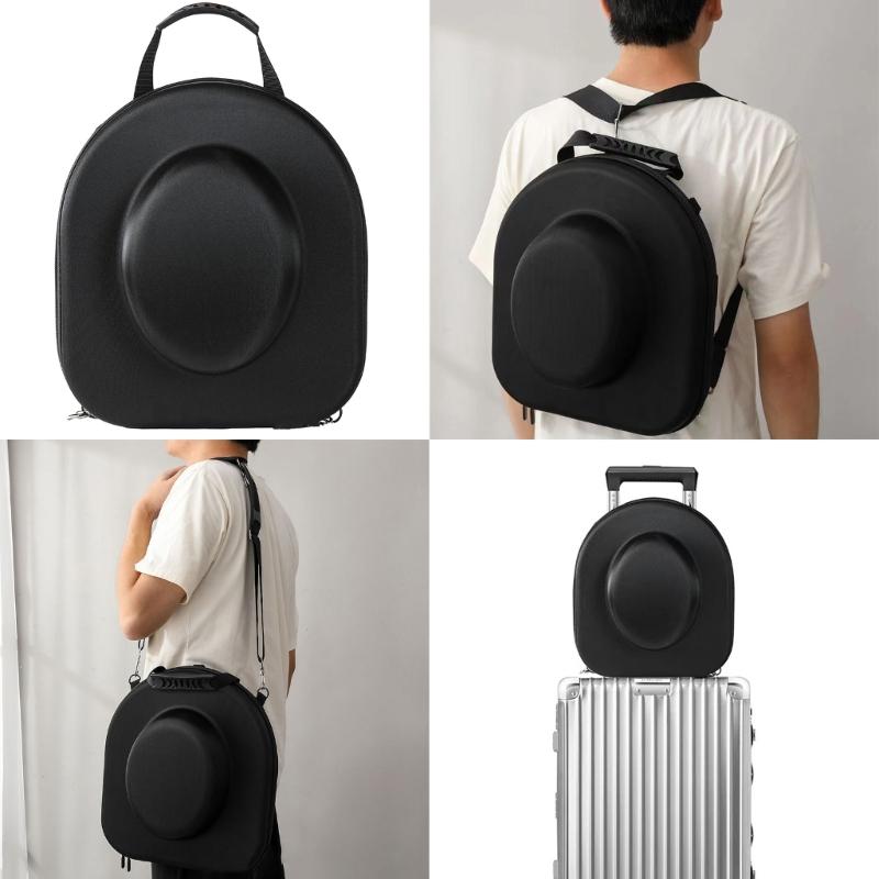 Custodia Protettiva per Cappello da Viaggio Custodia Protettiva di Qualità per Cappelli con Cinghie Regolabili per Cappelli in Condizioni Originali