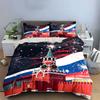 Kremlin, fireworks, Russian flag. Bedding sets Duvet cover sets Duvet covers Pillowcases(1 * Duvet Cover 2 * Pillowcases without duvet insert)