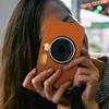 Camera Bag Protective Cover for MS200 PU Case Adjustable Shoulder Solid Color Carry Case