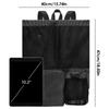 Lightweight Portable Mesh Drawstring Bag: Durable, Large-Capacity for Sports, Travel, and Fitness.