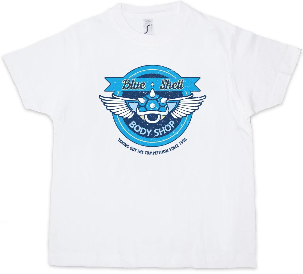 BLUE SHELL BODY SHOP Kids Boys kids boys T-Shirt Super Luigi Mario Game Kart 140