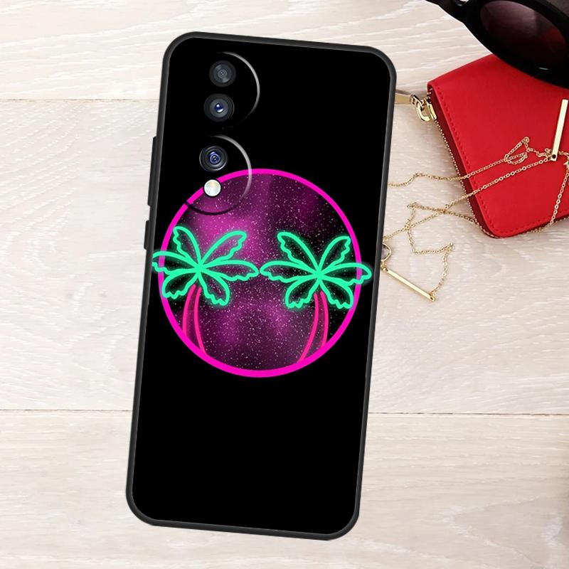 Stars Space Palm Trees Case For Honor Magic 8 5 6 7 Lite 50 70 90 200 400 Pro X8b X8c X9a X9b X9c X9d Win RT Cover