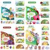 Baby Fabric Book With Water Washable Tearing Tactile Soft Educational Toy For Early Learning Development