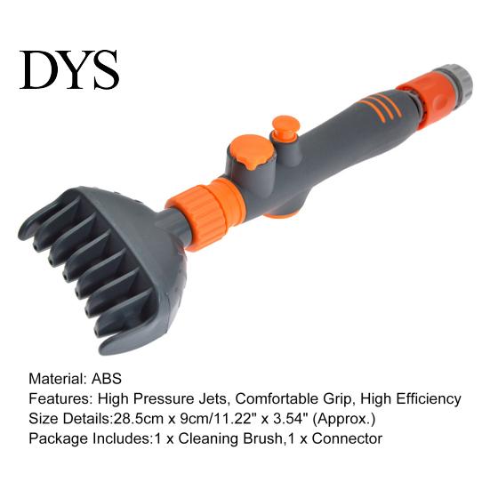 High Pressure Jet Filter Cartridge Cleaner Dirt Removal Dust Remove Adjustable Tool Anti-slip Accessories Swimming Pool Paper Cleaning Brush
