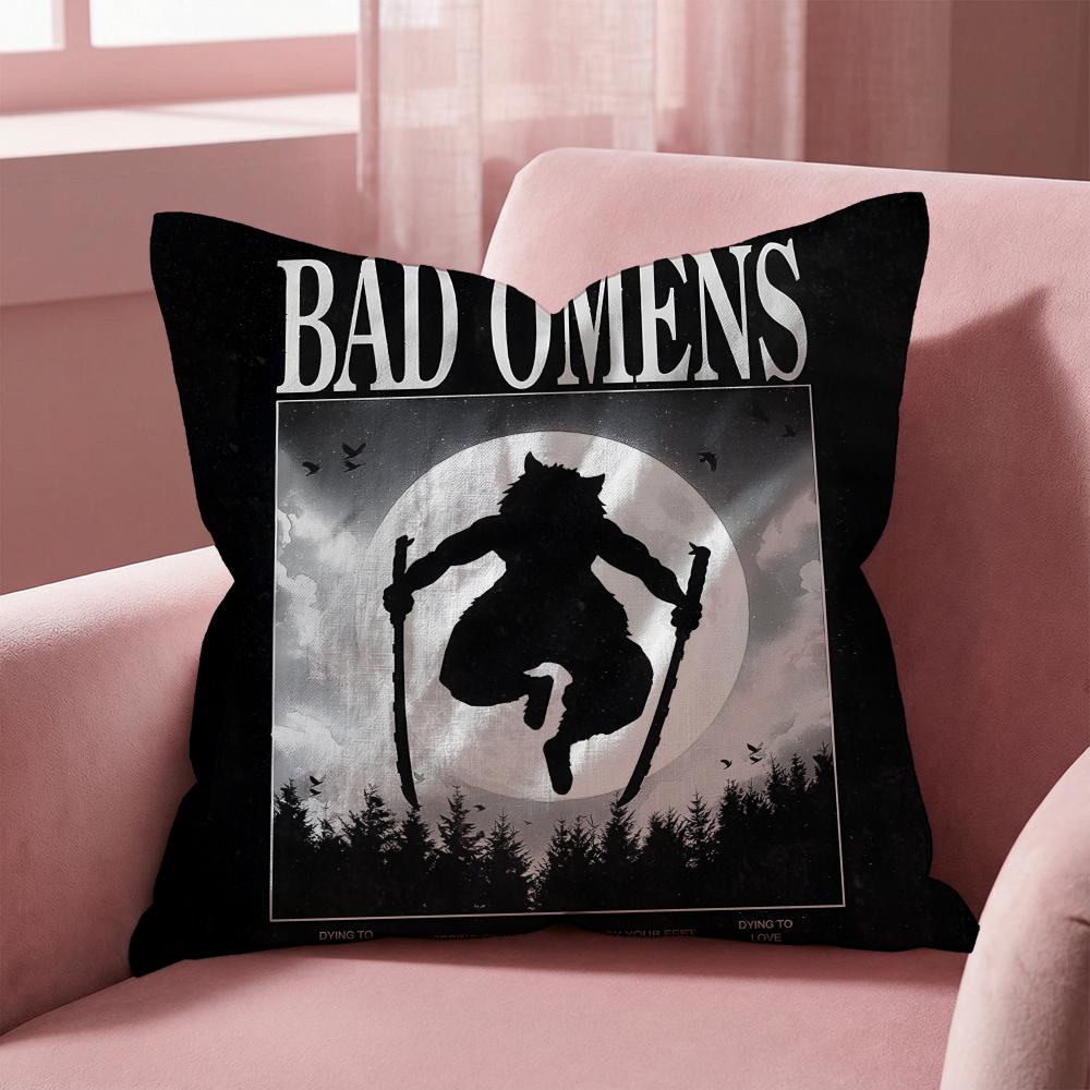 Bad Omens Kissenbezug Mehrzweck-Kissenbezug für Zuhause & Auto - Wendbar, Weich & Langlebig für den täglichen Gebrauch