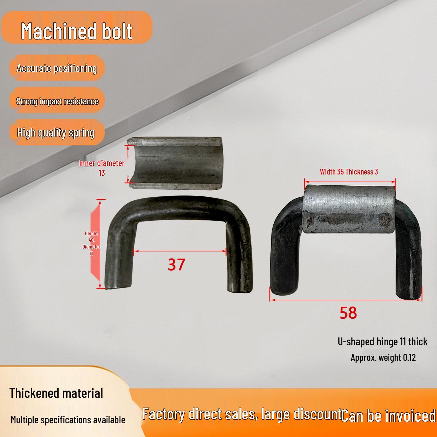 Metal Stacking Rack with Latch Open-Door Box and Spring Fixture Positioning Pin U-shaped Hinge