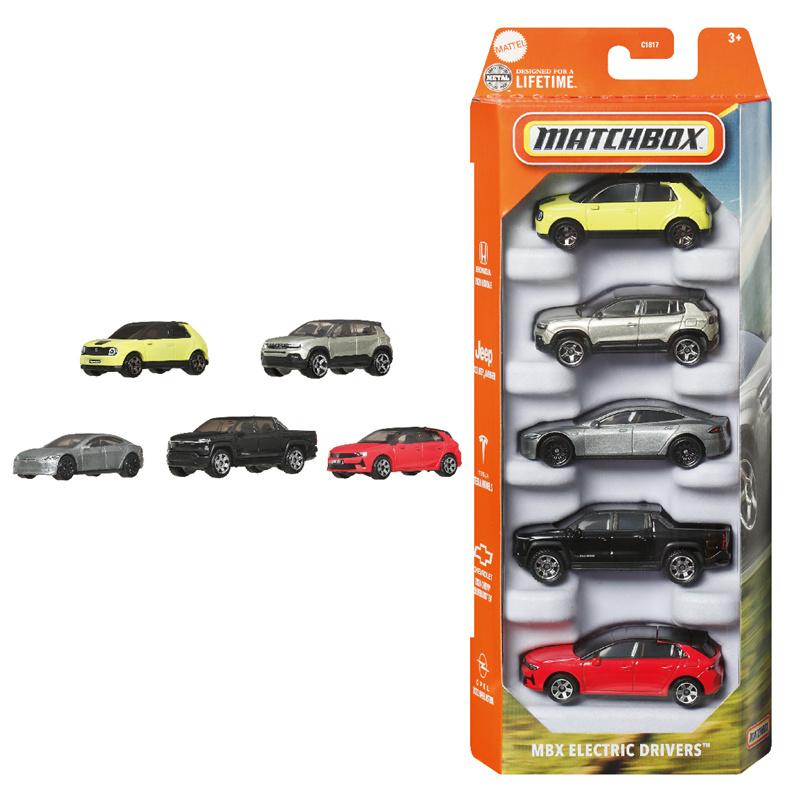 Heiß- 5-teiliges Oldtimer-Modellset in Verpackung,1:64er Legierung Sportwagen Spielzeug, Geschenkspielzeug für Kinder