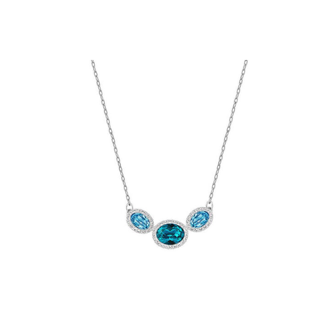 Swarovski Exquisite And Beautiful Necklace Unisex necklace Blue 5156789 Box (Random Color)