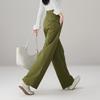 SOFSIL Women's High-Waisted Flowy Wide-Leg Trousers