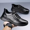 Men's shoes autumn and winter first-layer casual men's fashion breathable soft-soled casual leather shoes men