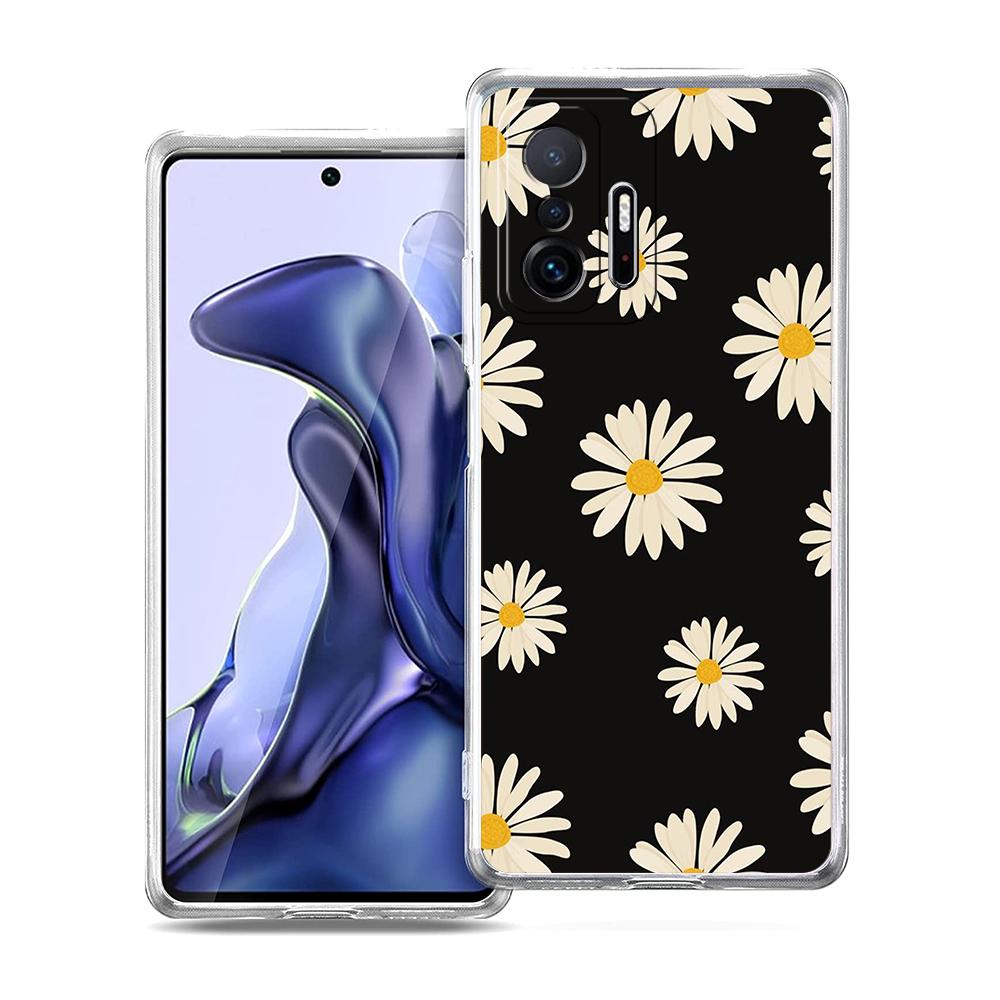 Aesthetic Sunflower Phone Case For Xiaomi 14 13 12 Lite Mi 11 Ultra 11X 13T 12T 11T For Poco X5 X4 X3 NFC F5 F4 M4 Pro 5G Cover