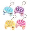 Cartoon Handheld Game Keychain with Whack-a-Mole LED Light Mini Electronic Toy Pendant for Bags Backpacks Fun Grab Machine Prize Gift for Kids Teens