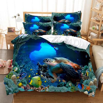 Bettwäscheset Bettbezugset 3D-Bettwäsche Digitaldruck Bettwäsche Queen-Size-Bettwäscheset Modedesign
