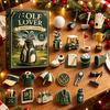 Adventskalender für Sportfans 2026 24-Tage-Weihnachts-Countdown-Box mit Mini-Miniatur-Ornamenten Volleyball Golf Hockey Figuren Sammlerstück