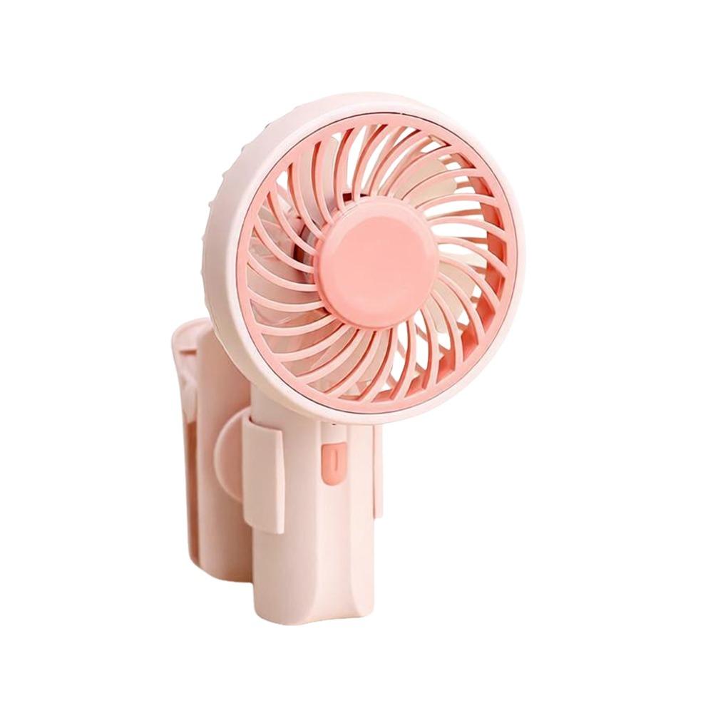 

Portable Handheld Fan Rechargeable Small Fan Lightweight Pocket Fan Air Coolers рожевий