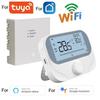 1 Set Boiler Thermostat Receiver 118x86x24mm RF Boiler Thermostat For Tuya Smart App Wireless Programmable Room Thermostats