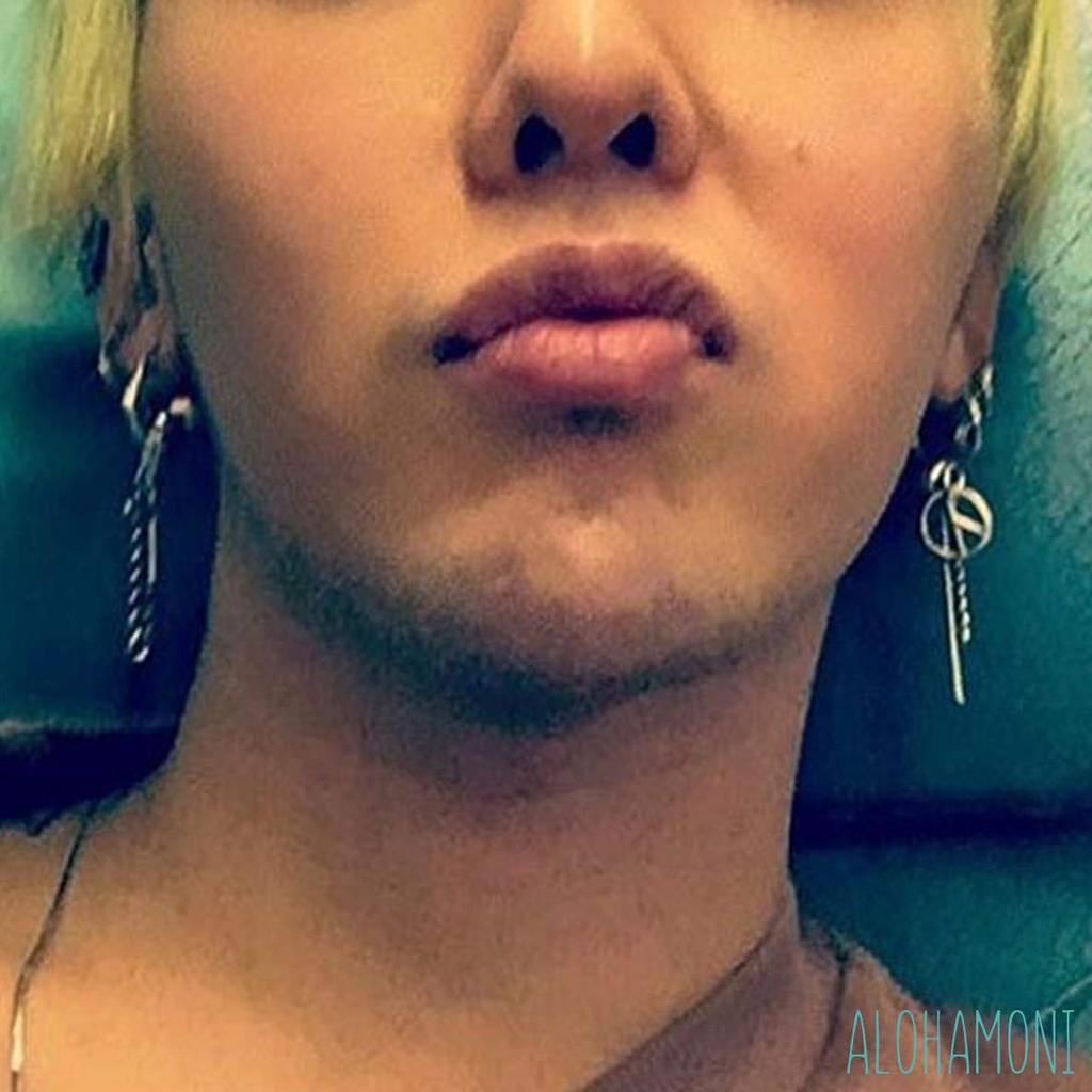 ALOHAMONI BIGBANG G-DRAGON Hoop Earrings (5-Piece Set) with Chain, Cross, Spike, Peace, and Ball Designs. Silver Hoop Rings for Men and Women. Unisex.