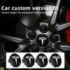 CGYJL1 Black Silver  56mm  Car Wheel Center Caps Rims Hub Cover Logo For Model 3 Y X S Hubcaps Auto Accessories