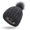 Women's Fashion Protection Hair Silky Stretch Color T-knit Hat Loose Warm Woolen Hat