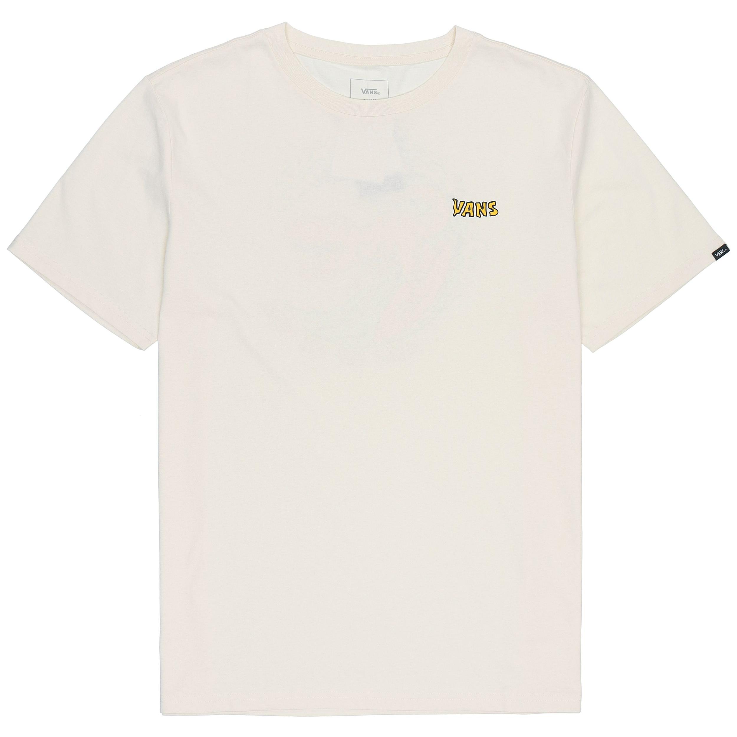 Мужские футболки Vans Экру Круглый вырез Умеренный прямой крой VN0A7PZF3KS XS