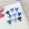 New Candy Color Gradient Bow Small Hair Clip for Women's Cute Mini Exquisite Colorful Grasp Clip Girl Hair Accessories