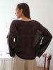 Women's Hollow-Out Minimalist Sheer Casual Vacation Style Knit Cover Up Cover Up for Summer