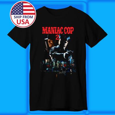 Maniac Cop 2 Film Uomo Nero Taglia S-5XL