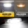 2PCS LED Interior Sun Visor Vanity Mirror Light For Skoda Fabia 00-08 Superb 08-17 For Seat Altea 04-19 Alhambra MK1 00-10
