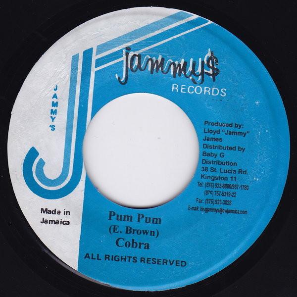 

7inch Record MAD COBRA - Pum Pum NONE Jammy s Records 2003 Jamaica Reggae, Ska & Dub Used