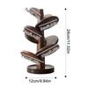 Creative Wooden Tree Coasters Tree 8Pcs Table Mat Set Removable Insulation Pad Set for Kitchen Tableware Hot Dishes