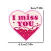 Lips Love Heart Patch Cartoon Embroidery Patch DIY Iron On Patches For Clothing Thermoadhesive Patches On Clothes Sewing Sticker