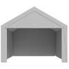 Carport Replacement Canopy, 6 x 4 m Potable Garage Tent Top Tarp with Sidewalls, UV-Resistant & Waterproof, Heavy Duty Car Shelter Tarp with Ball