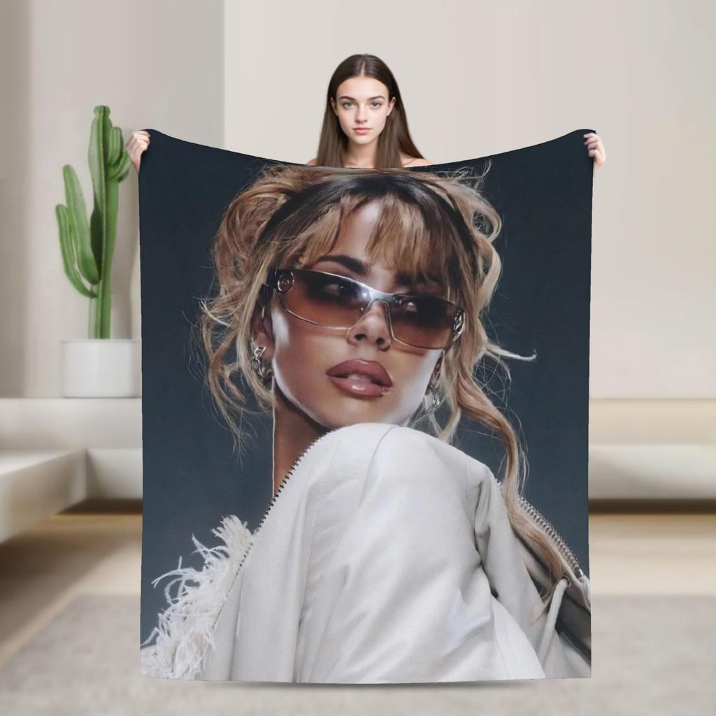 TINI STOESSEL Futtura Tour  Flannel Blanket  Warm Throw Blanket for Home Decor Camping Novelty Bedspread Sofa Bed Cover