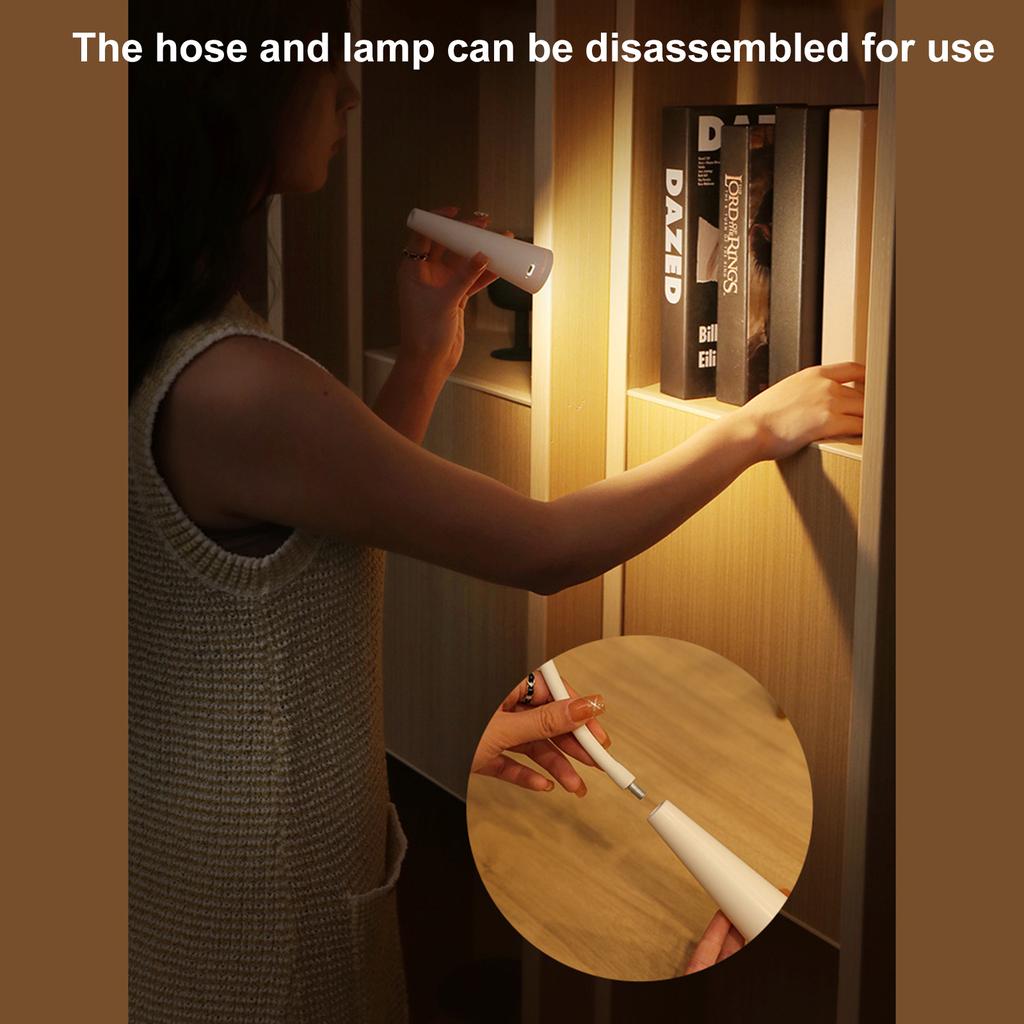 4W Creative Desk Lamp Charging and Plugging Dual Purpose Student Dormitory Bed Use Study and Reading Flexible Tube