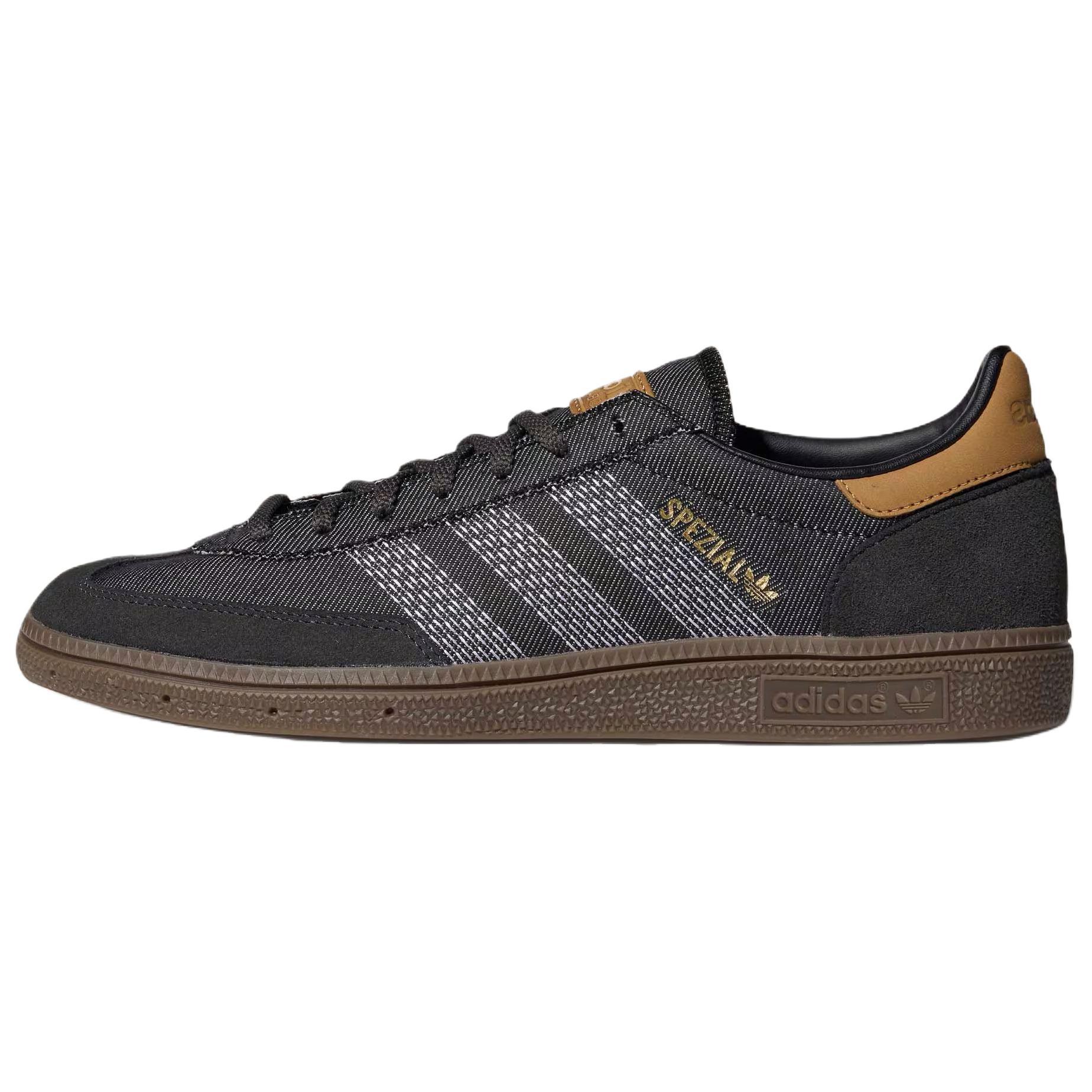 

Adidas Originals Handball Spezial Классические Спортивные Удобные Низкие Тренировочные Кроссовки Унисекс Черные HP7131 38
